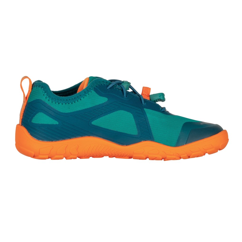 Trollkids Skanden Hiker Barefoot Shoes Kids - Sea Green/Lagoon Green/Sahara Sunset