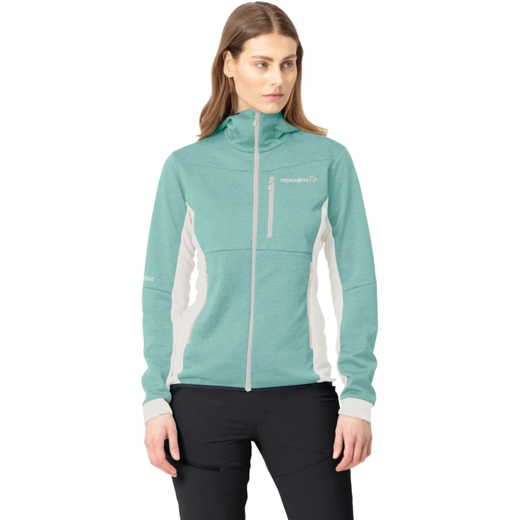 Norrona falketind warm2 Octa Hood Jacket Women - Malachite Green