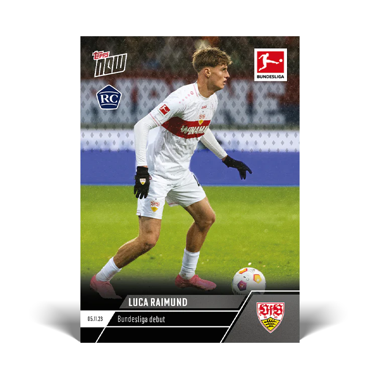 Topps UK - Luca Raimund - Bundesliga debut - Bundesliga TOPPS NOW® Card #64
