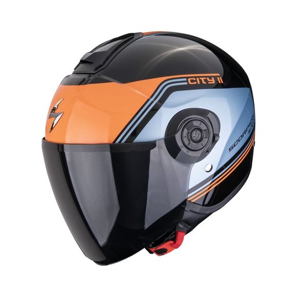 Jet Scorpion Exo Casque Exo -City II - Vita - Black / BlueRef: SC1232