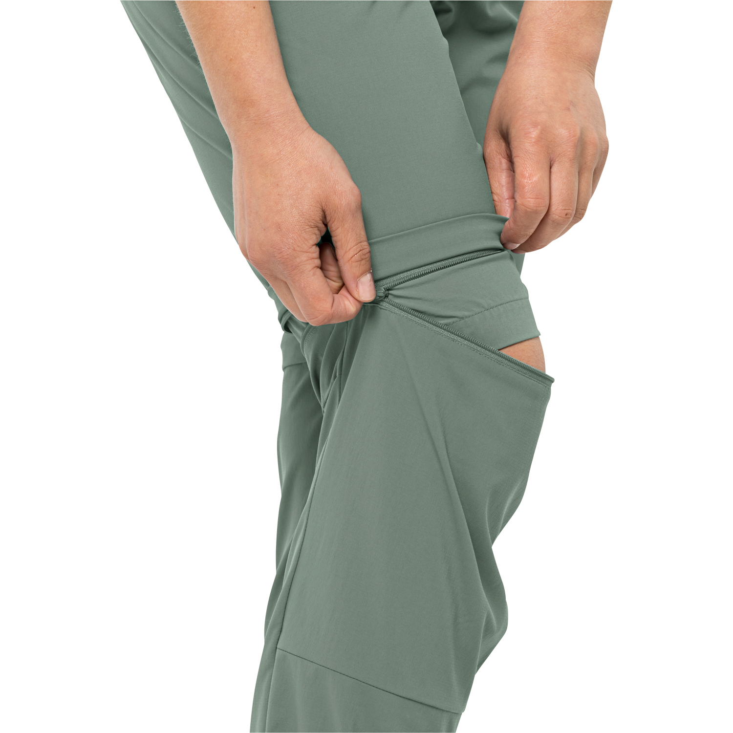 Jack Wolfskin Glastal Zip Off Pants W Women (Picnic Green)