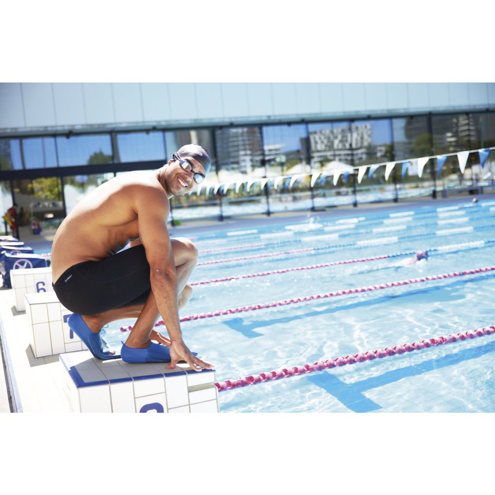 Zoggs Short Blade Eco Swim Fins - black/orange