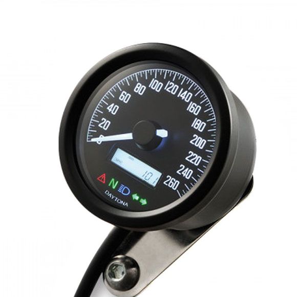 Daytona Velona 2 D60 Universal Black Digital Speedometer - BlackRef: 88643