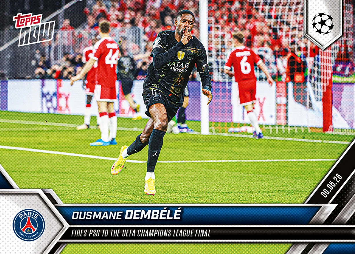 Ousmane Dembélé - 2025-26 UCL Topps NOW® - Card 136 - PR: 799