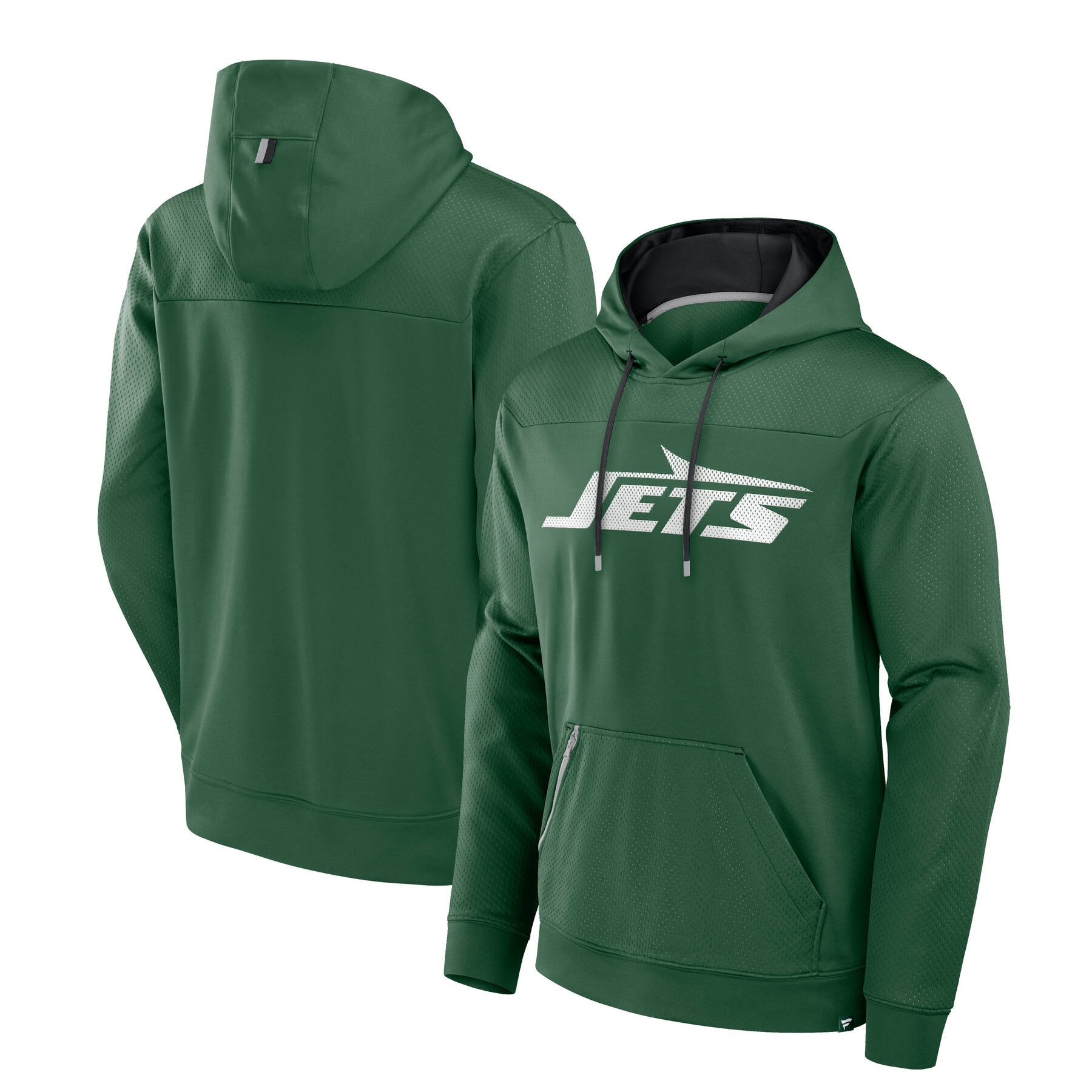 New York Jets Defender Dot Faded NFL Hoodie Green
