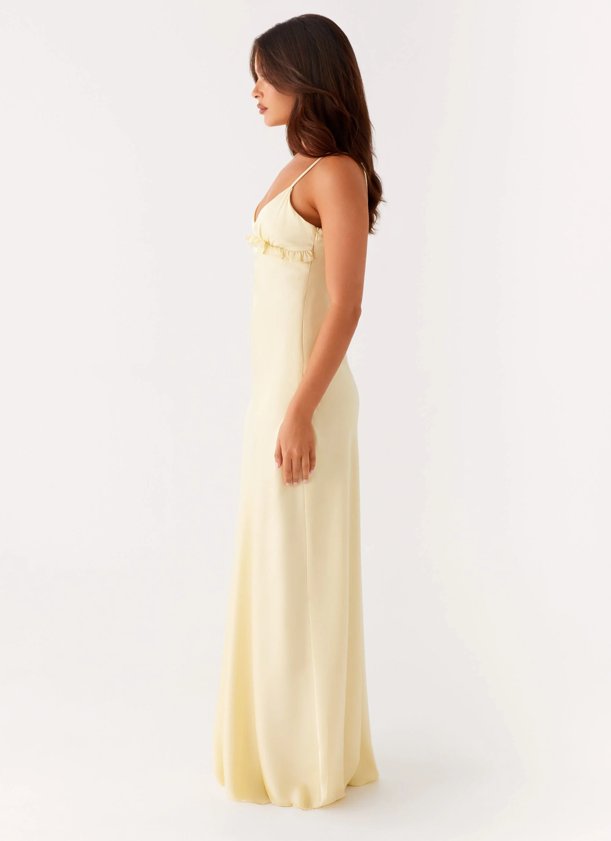 Elona Maxi Dress - Baby Yellow