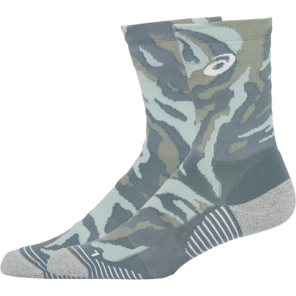 asics Color Camo Run Crew Socks - foggy teal/ocean haze/pure aqua