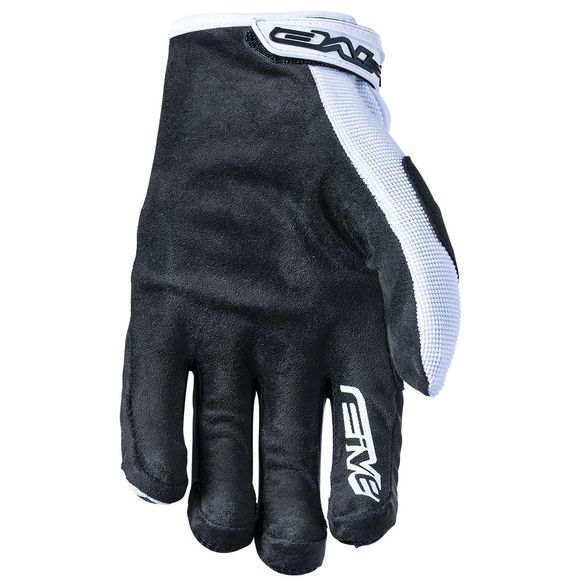 Five MXF3 CHILDREN'S BLACK/WHITE cross gloves - Black / WhiteRef: FV0345