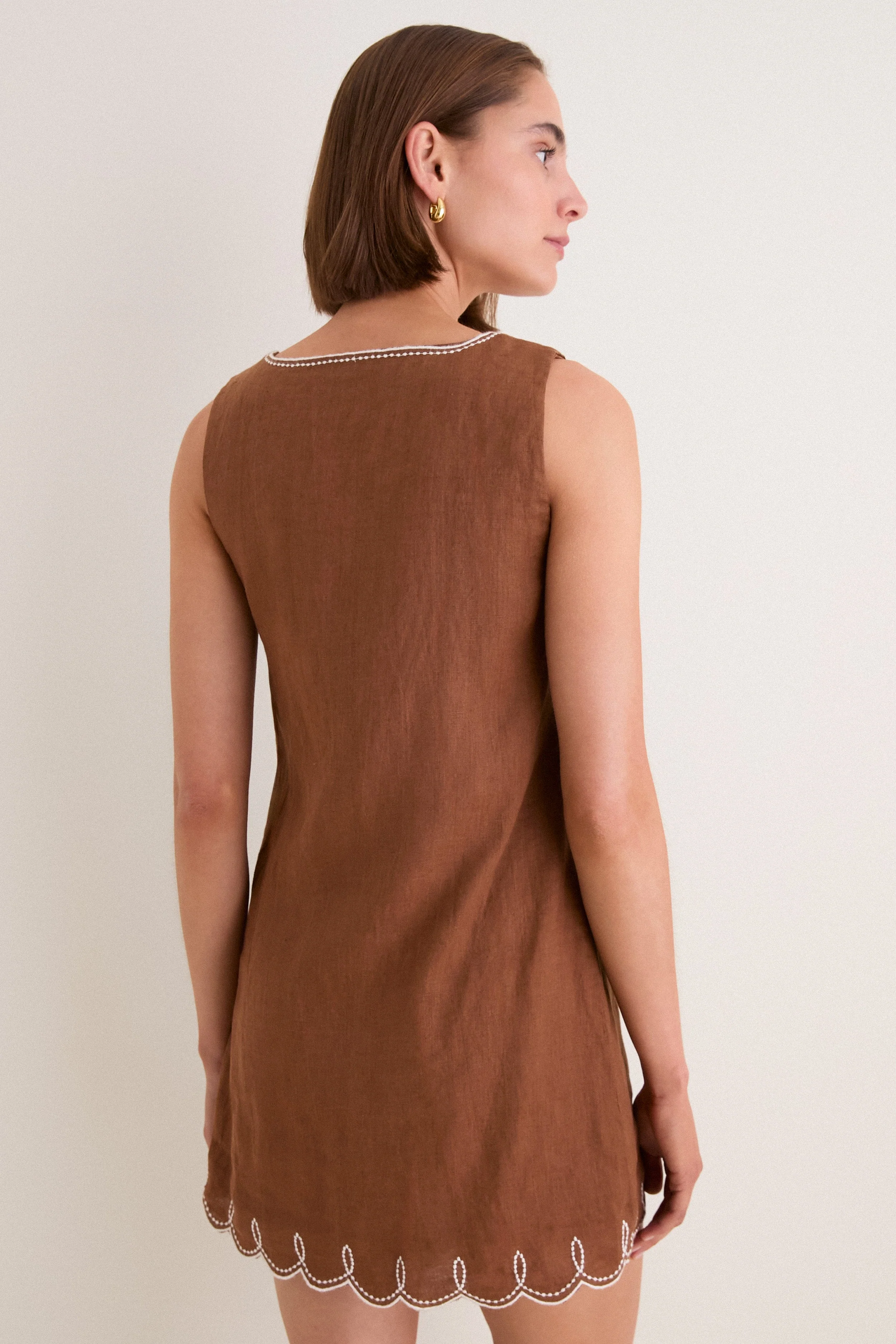 Deep Ochre Shanice Dress