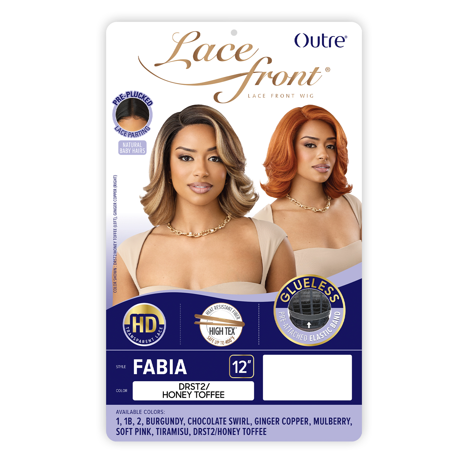 Outre HD Lace Front Wig Glueless Fabia