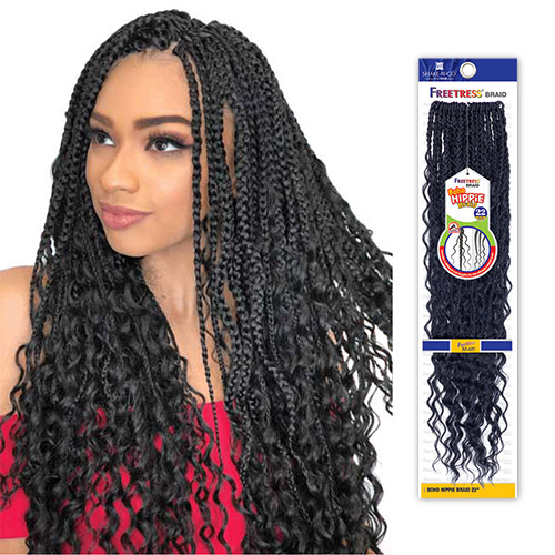 FreeTress Synthetic Hair Crochet Braids Boho Hippie Braid 22