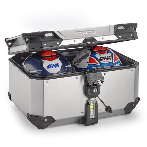 Givi TREKKER OUTBACK EVO SMART Top Case 58 Liters (NO CYLINDER) Universal - GrayRef: Gi2292 / Obkev58A