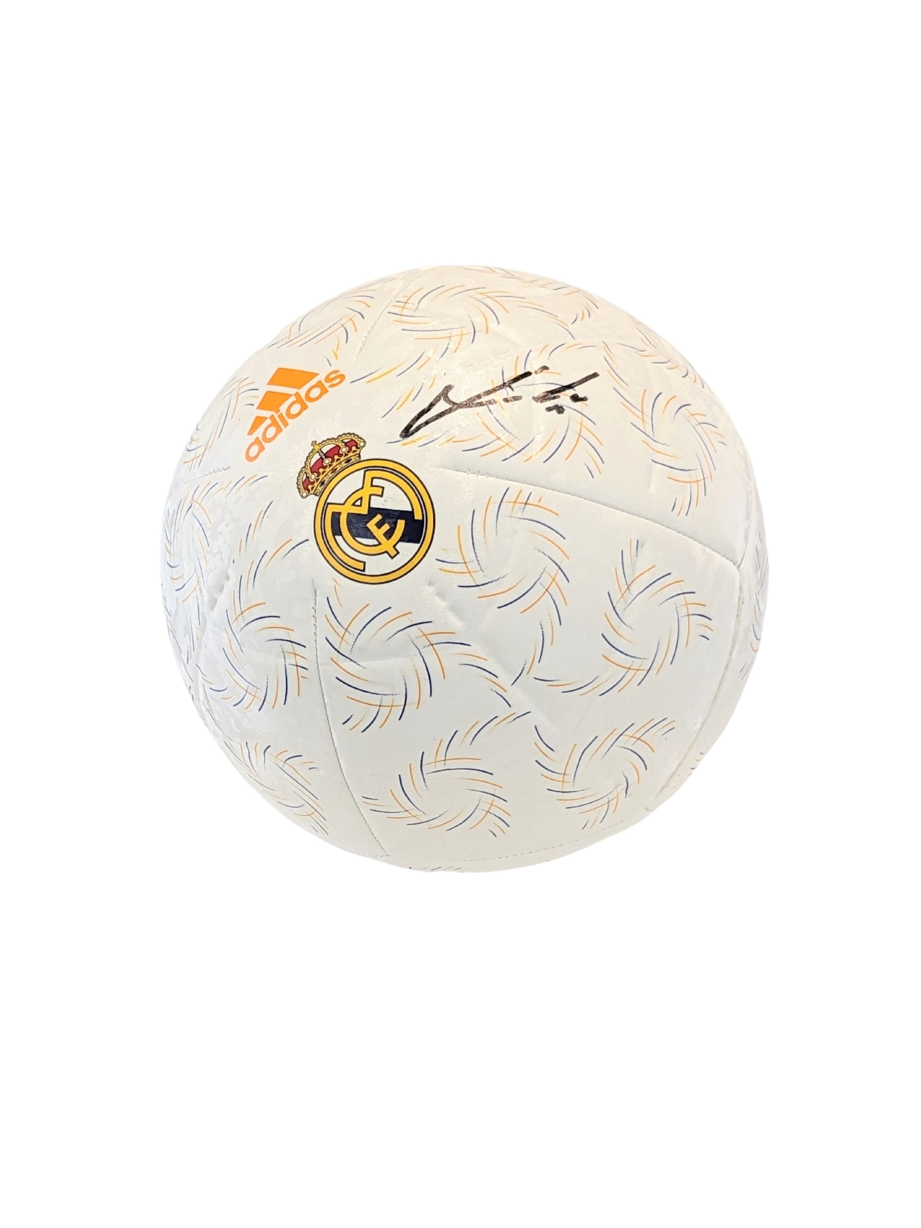Luka Modric Autographed Adidas Real Madrid White Soccer Ball