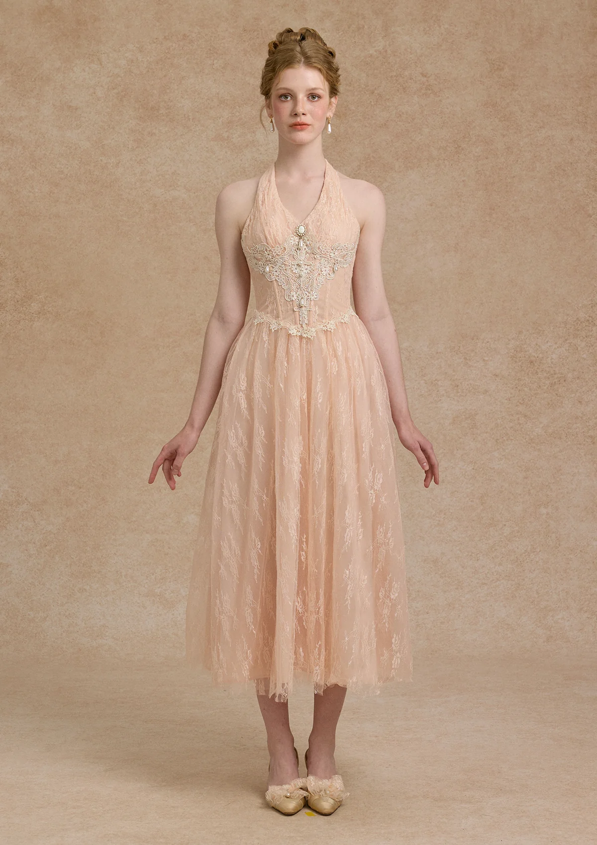 Lace Lover Letter Corset Dress