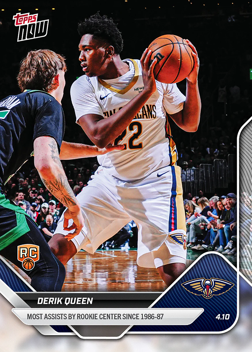 Derik Queen - 2025-26 NBA Topps NOW® - Card 249