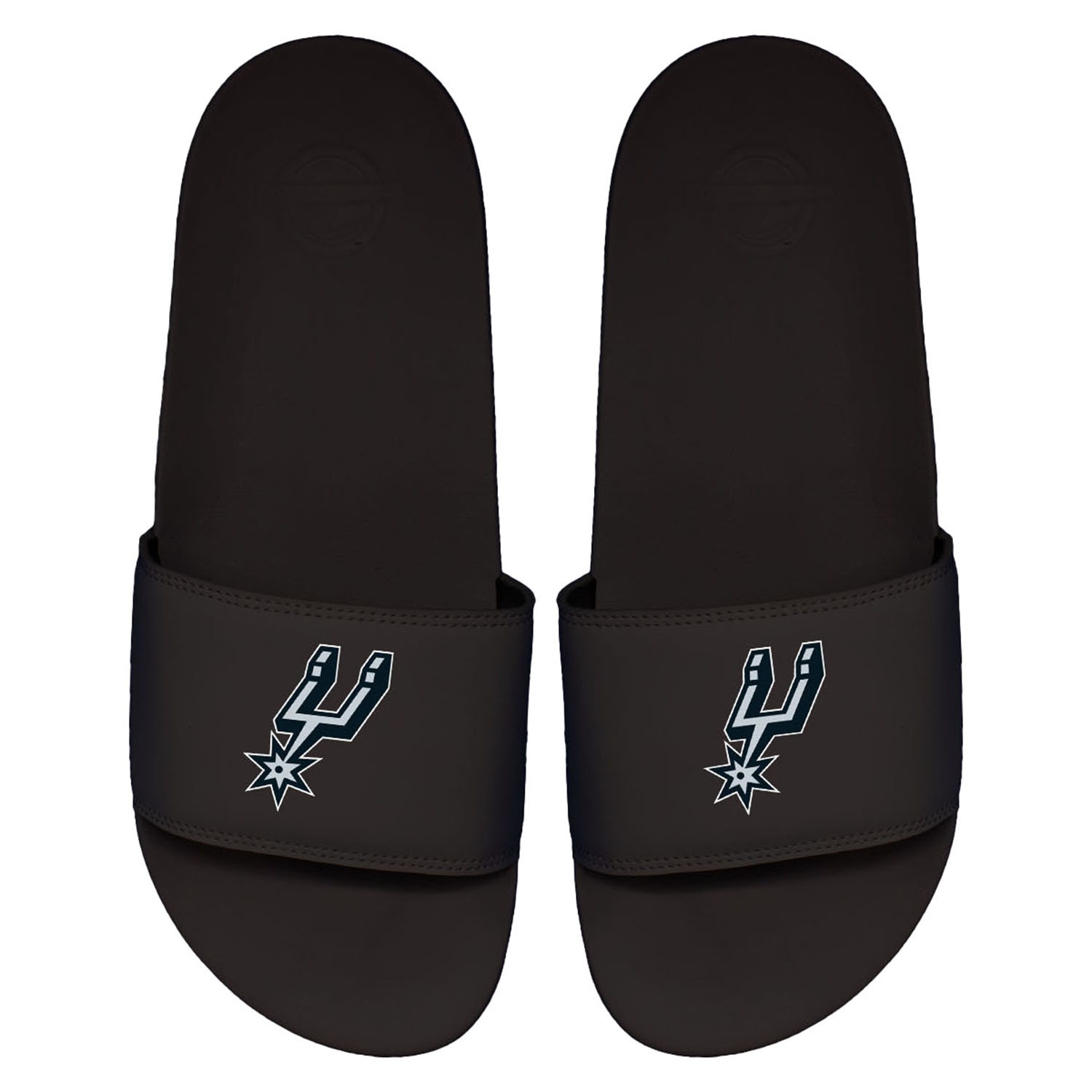 San Antonio Spurs Primary Logo ISlide NBA Gel Slides Black