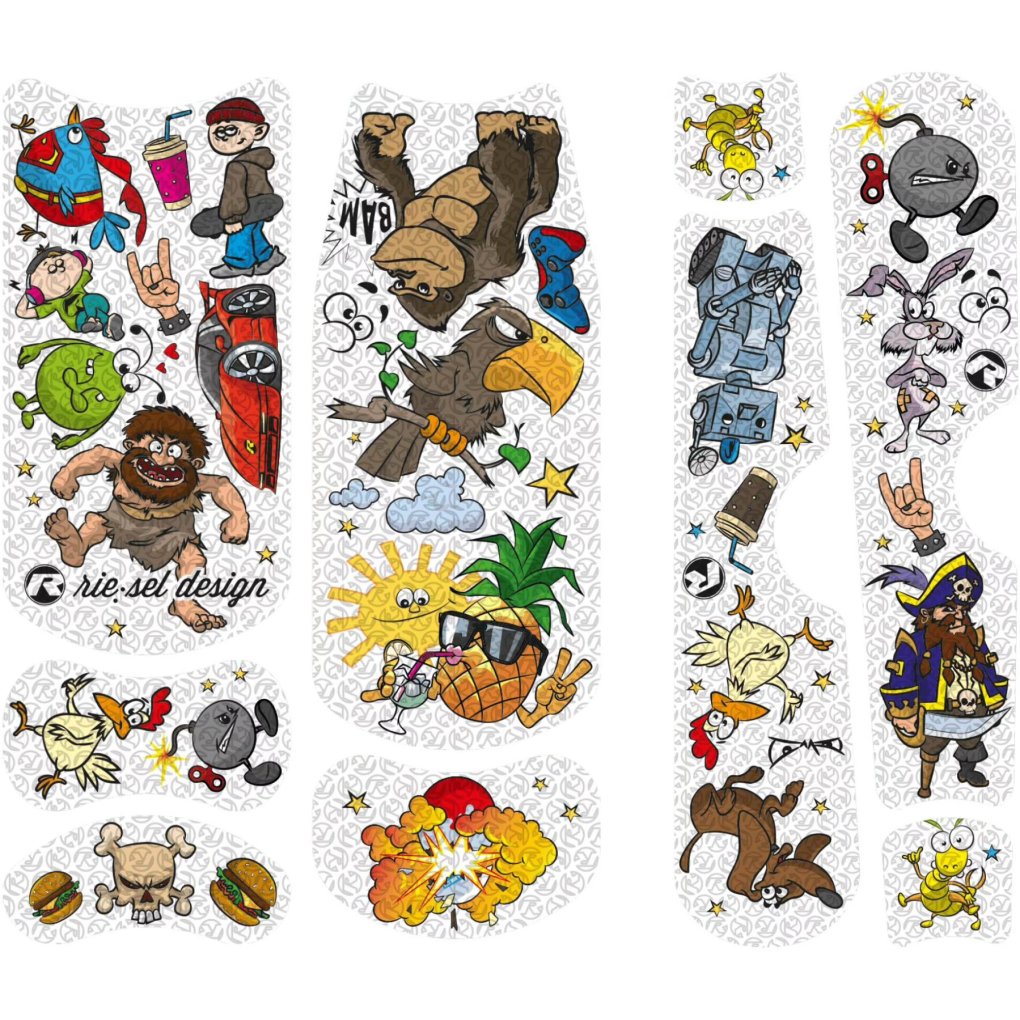 rie:sel design kids:tape Kiddo Frame Protection Film - stickerbomb