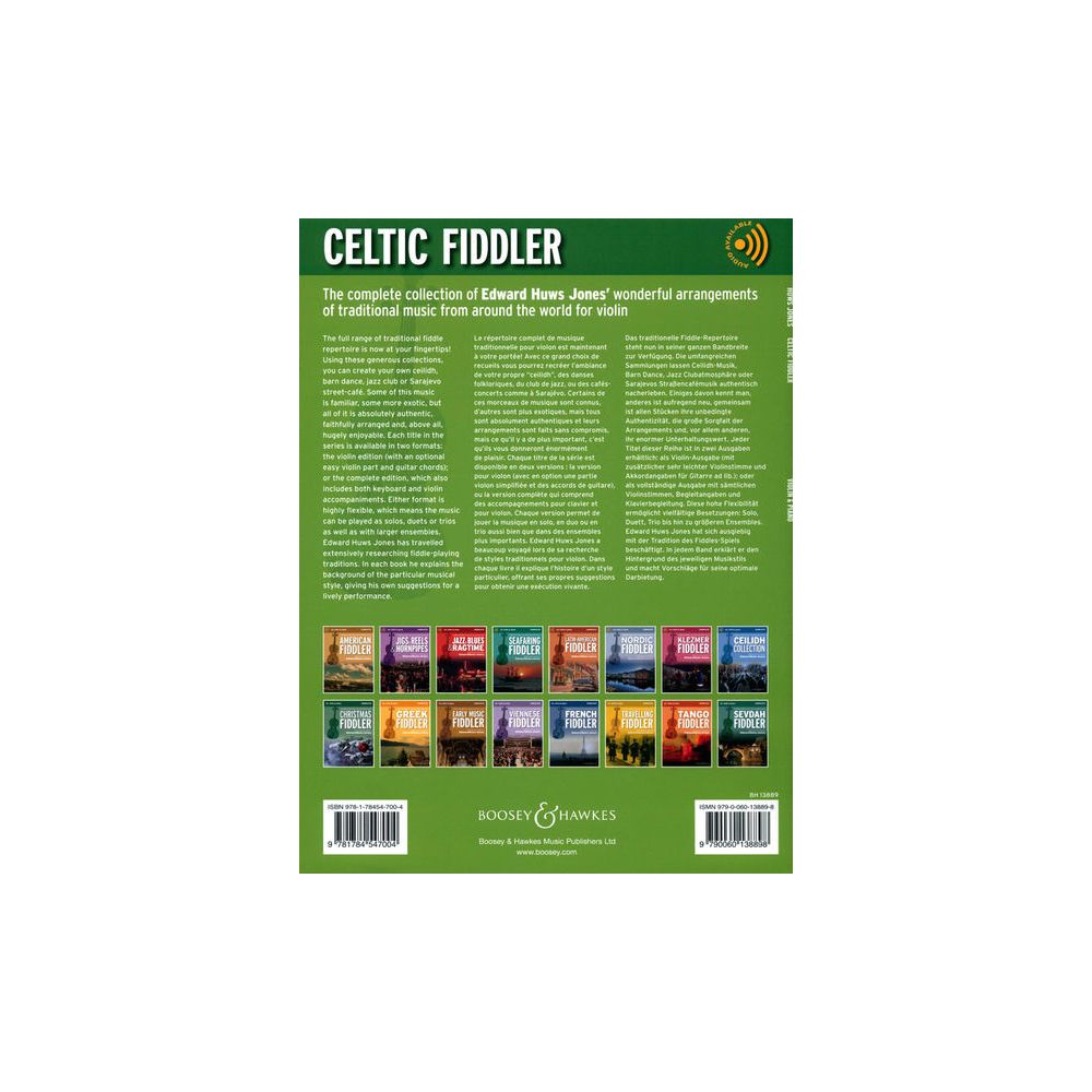 Boosey & Hawkes Celtic Fiddler – Thomann Ireland