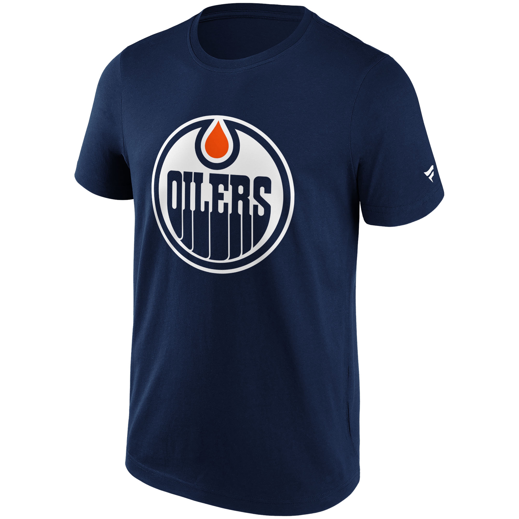 Edmonton Oilers Primary Logo NHL T-Shirt Navy