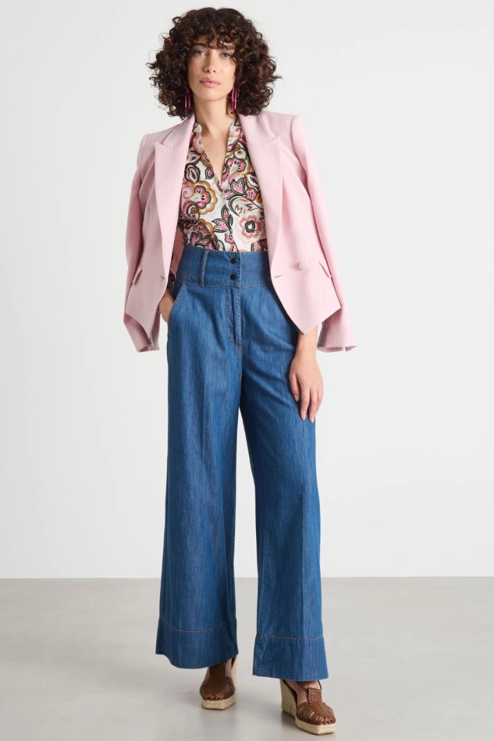 Wide-leg jeans - BLUE