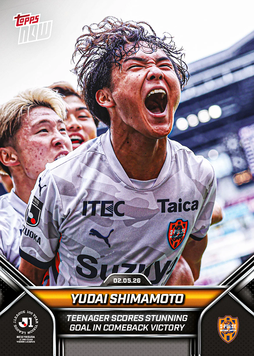 Yudai Shimamoto - 2026 J.League® Topps NOW® - Card 16