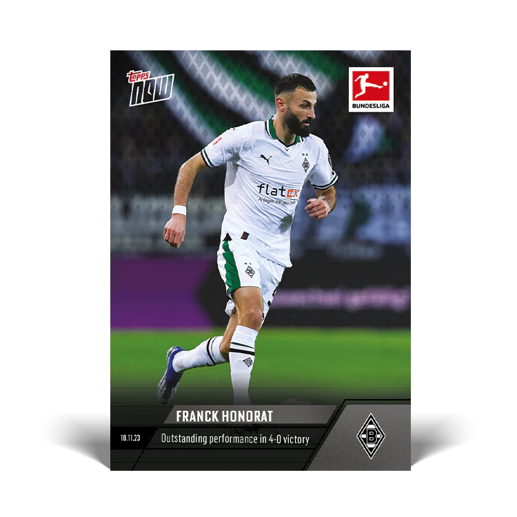 Topps UK - Franck Honorat - Outstanding performance in 4-0 victory - Bundesliga TOPPS NOW® Card #66
