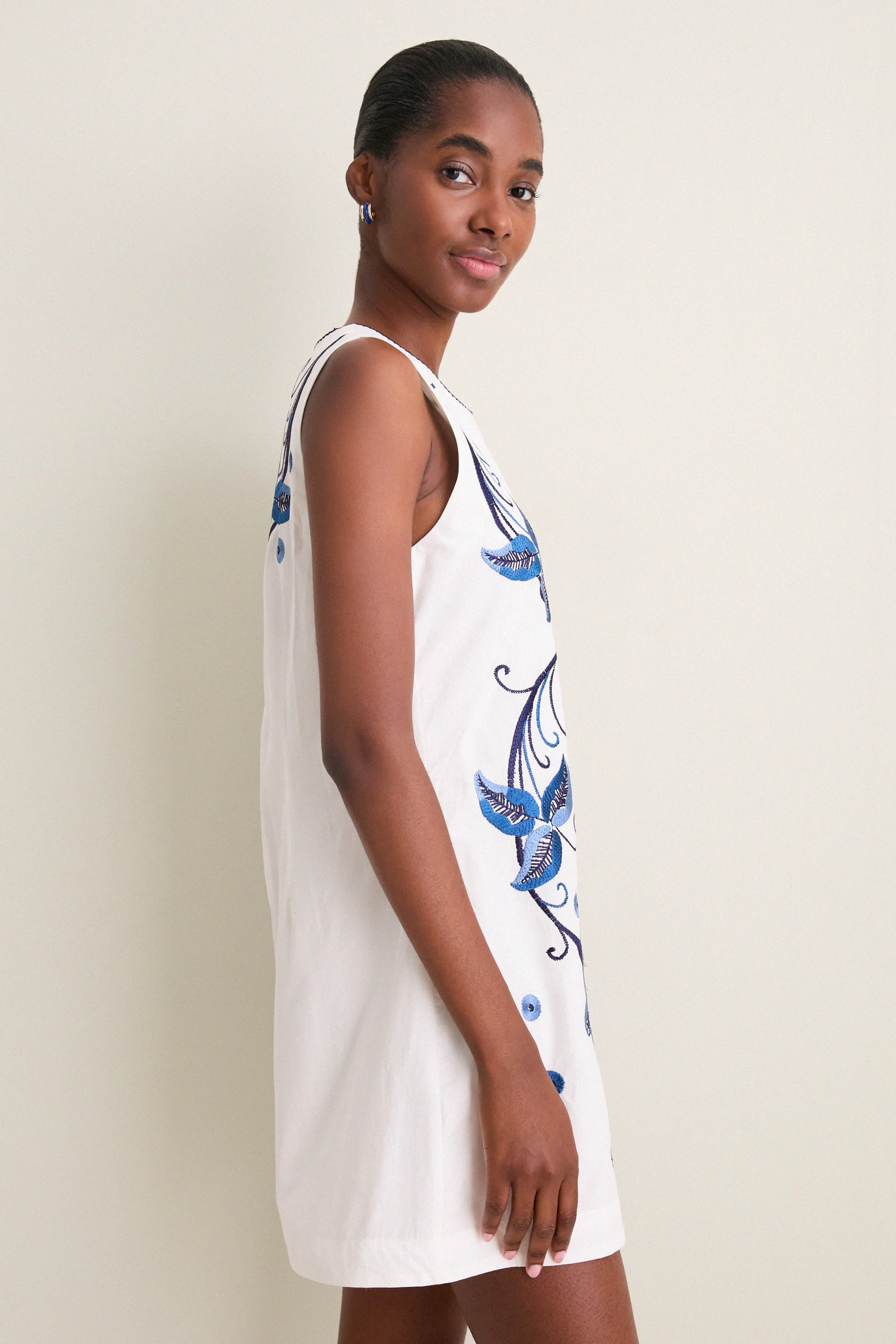 Kimber Embroidery Tiffany Mini Dress