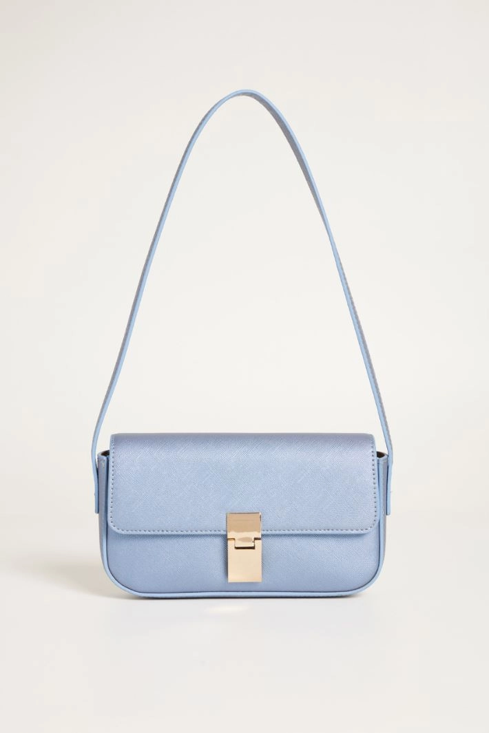 Coated fabric bag - LIGHT BLUE