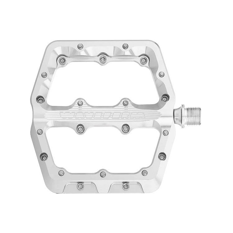Wolf Tooth WAVEFORM Flat Pedals - Large - silver