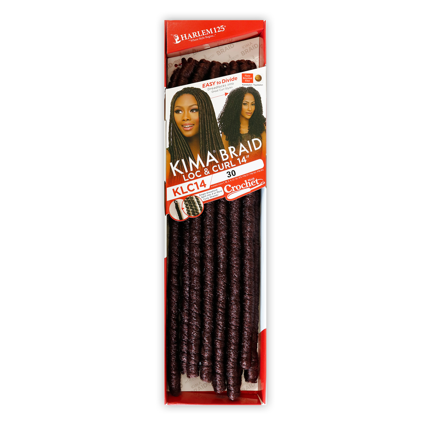 Harlem125 Crochet Braids Kima Braid Loc & Curl 14