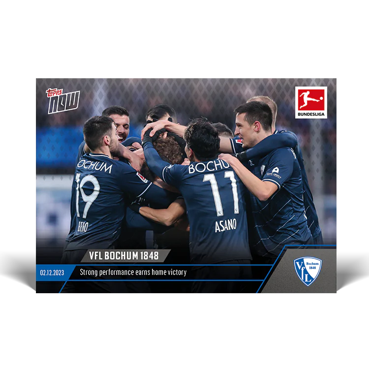 Topps UK - VfL Bochum 1848 - Strong performance earns home victory - Bundesliga TOPPS NOW® Card #76