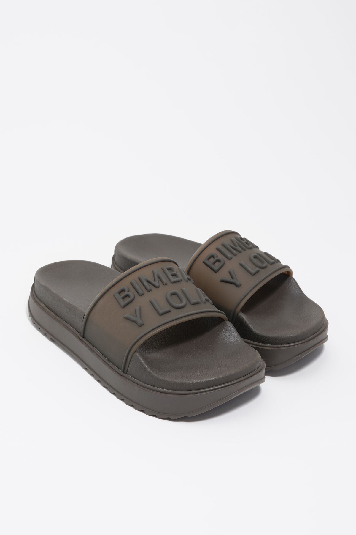 Chocolate platform flip-flop