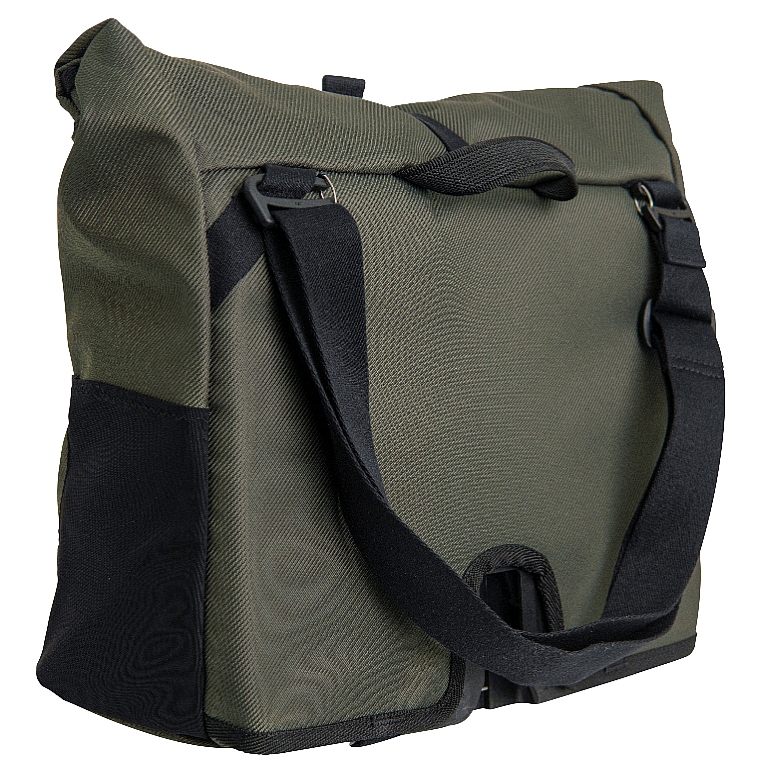 Brompton Borough Roll Top Bike Bag - 14L - olive