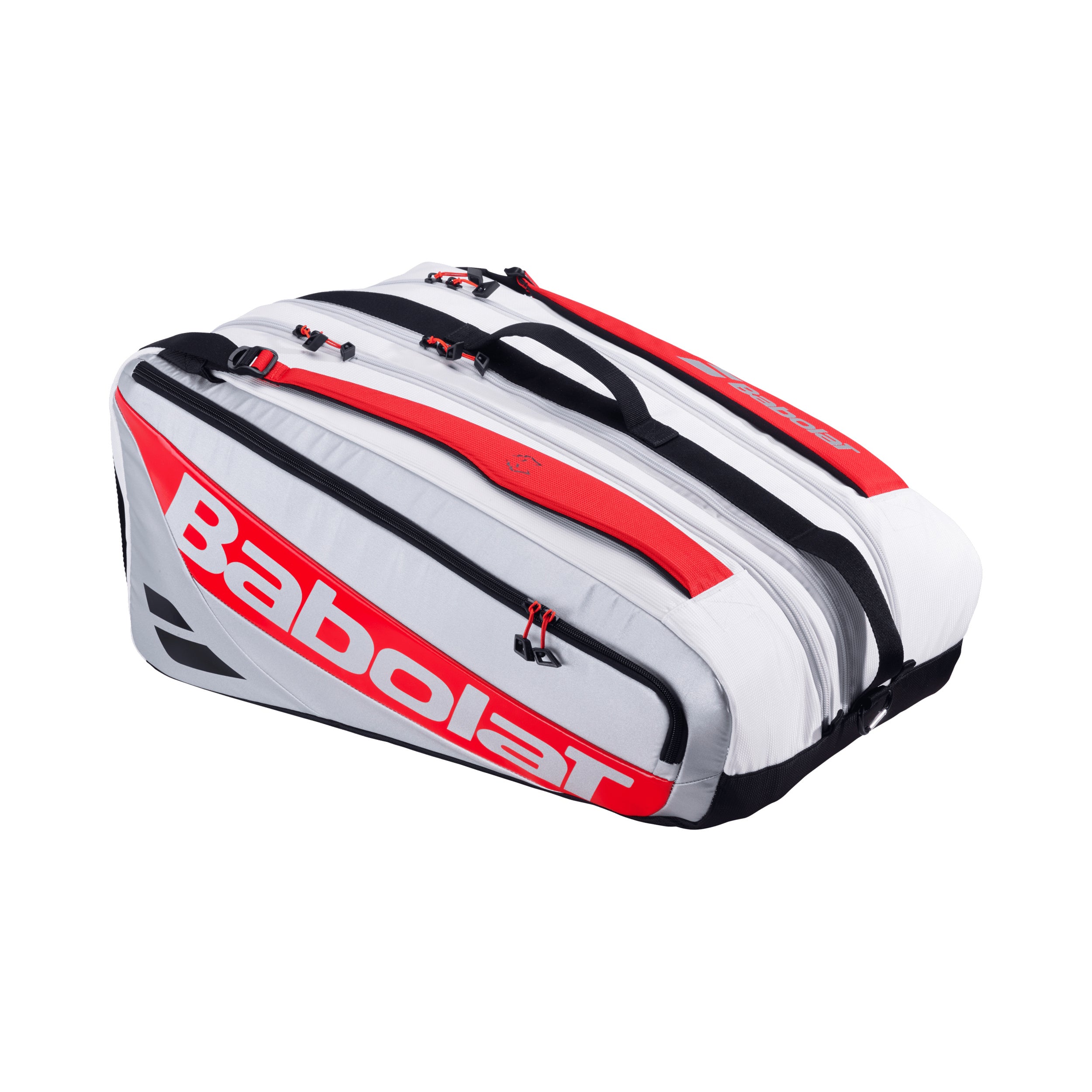 Babolat Pro Juan Lebron 2025 Padel Racket Bag-White,Silver