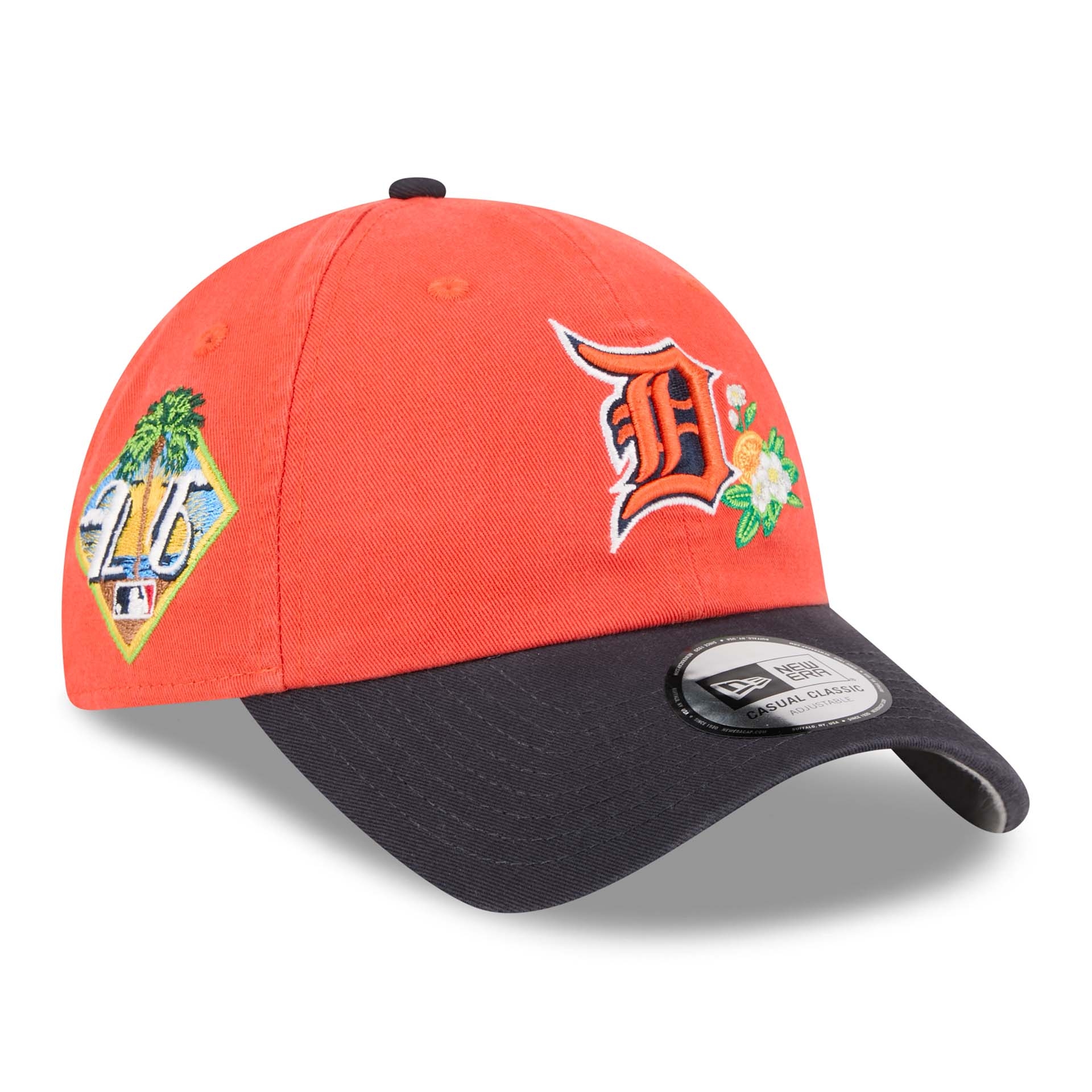 Detroit Tigers 2026 MLB Spring Training Casual Classic Adjustable Cap Orange