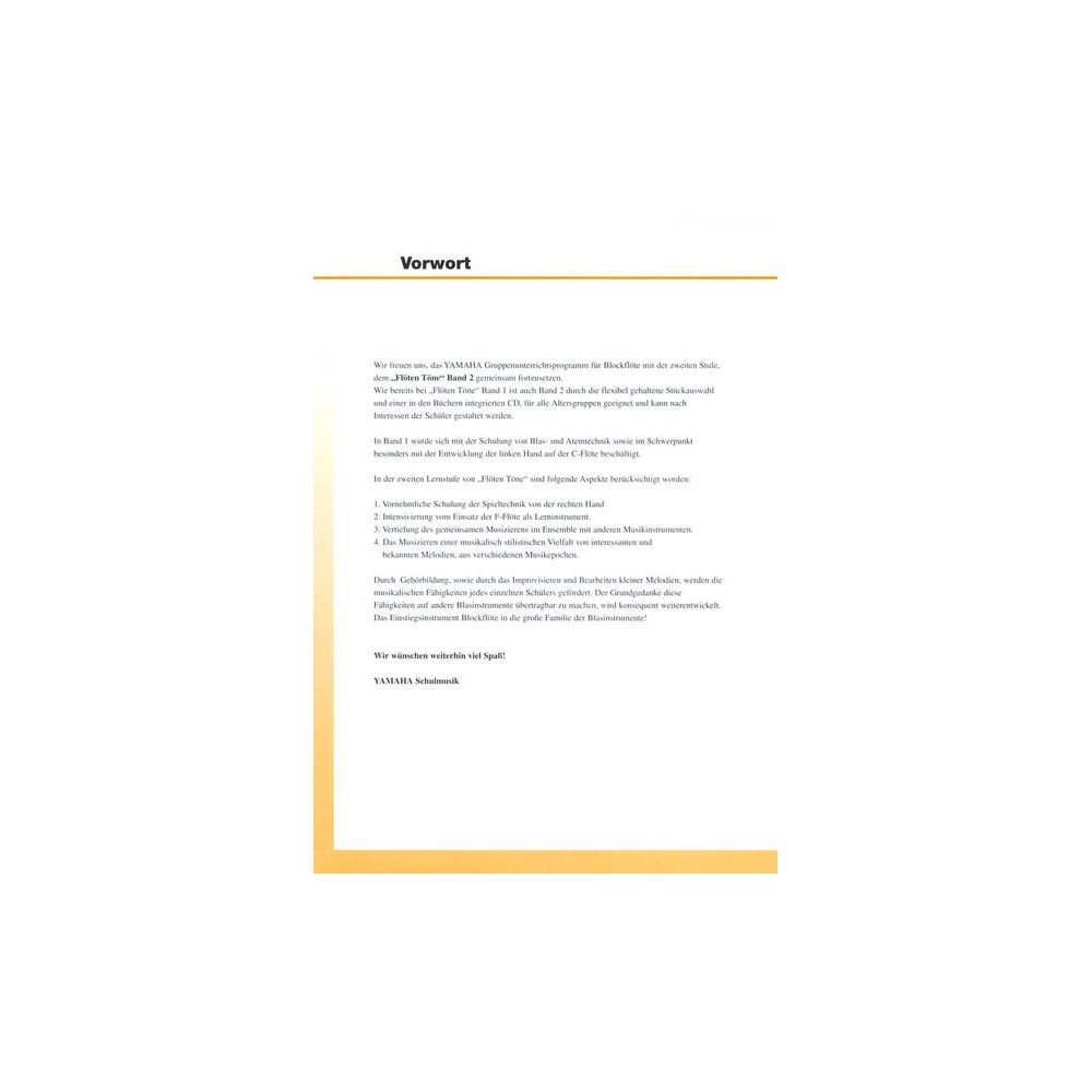 Yamaha FlötenTöne 2 – Thomann Ireland