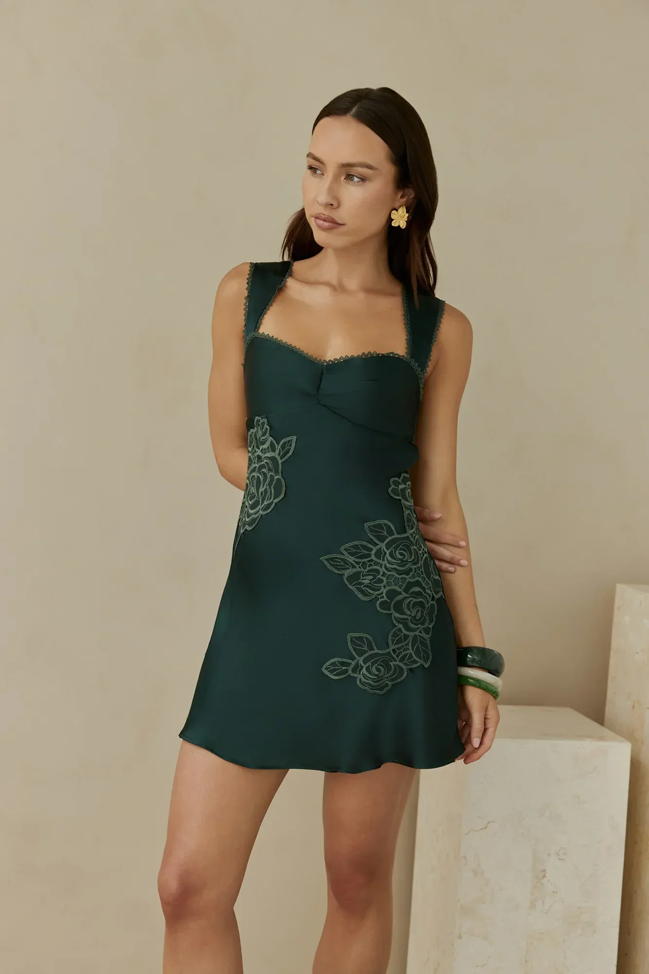 Amara Mini Dress Green