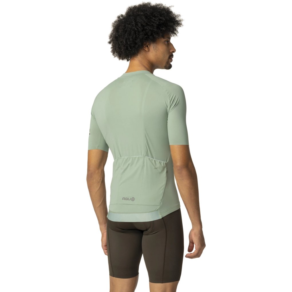 AGU Performance Solid Short Sleeve Jersey Men - sage green