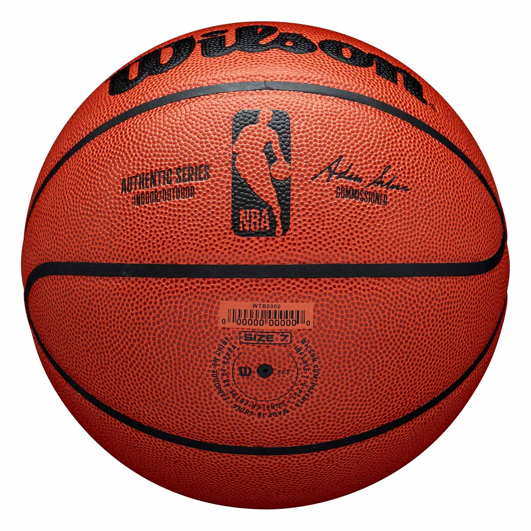 Wilson NBA Authentic Series Basketball Indoor/Outdoor (Size 7)