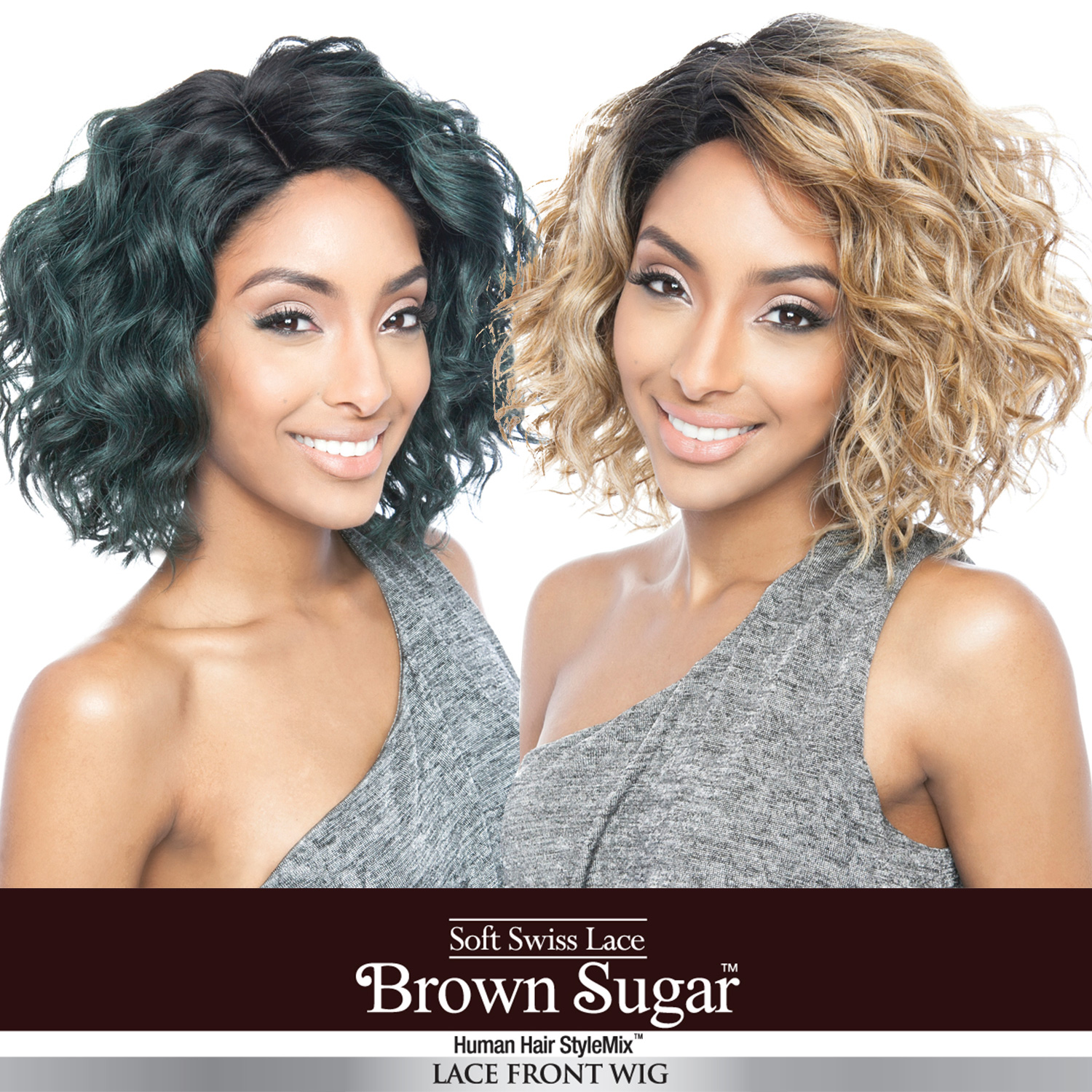 ISIS Human Hair Blend Wig Brown Sugar BS120