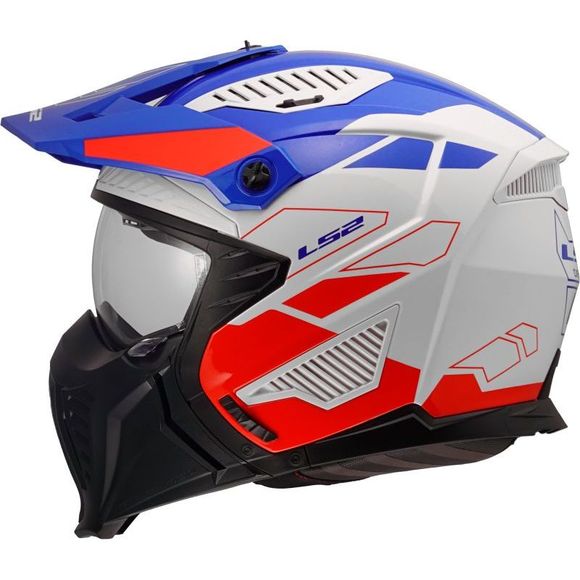 Jet helmet LS2 OF606 DRIFTER - TREK - White / BlueRef: LS1286