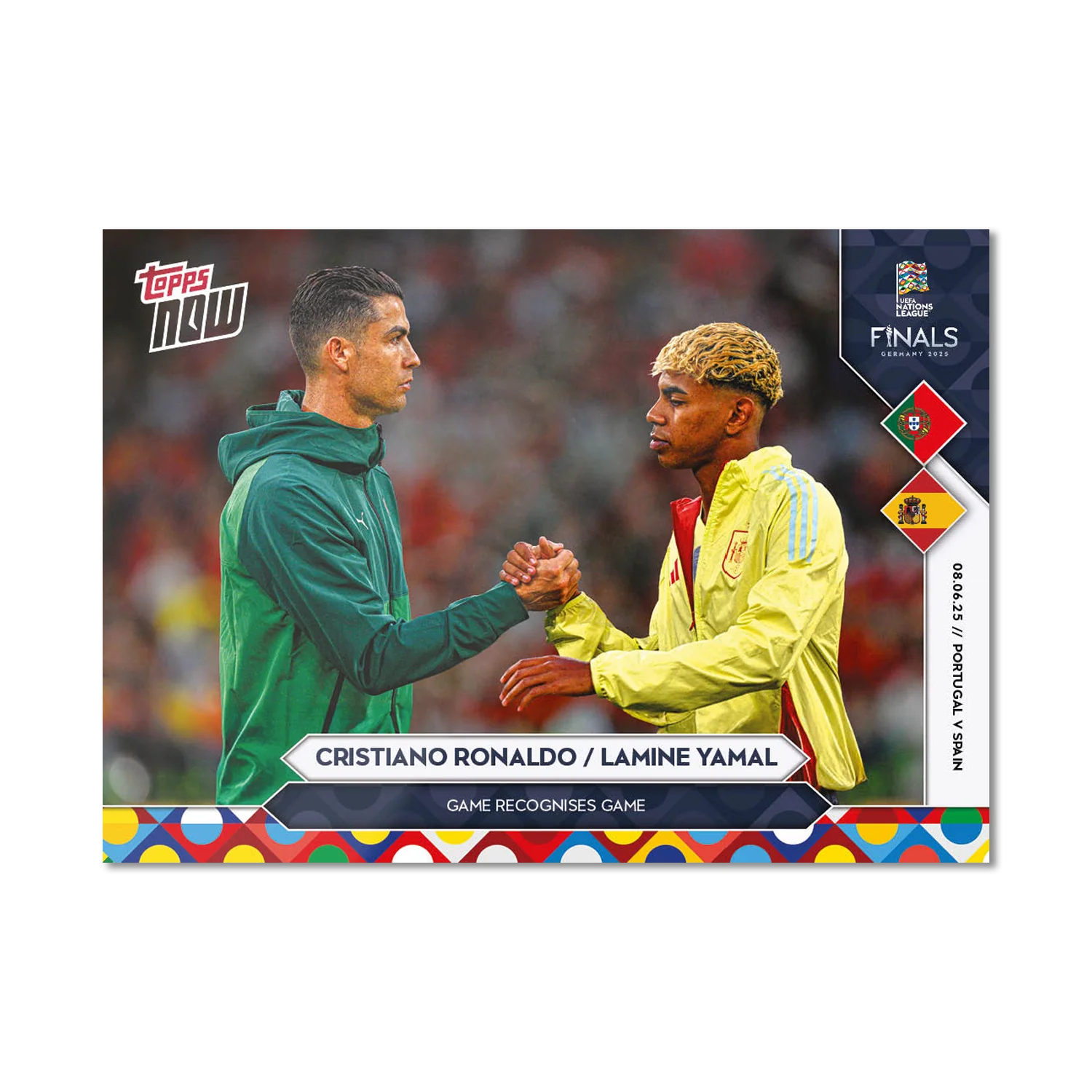 Cristiano Ronaldo & Lamine Yamal - 2025 UEFA Nations League Topps NOW® - Card 8