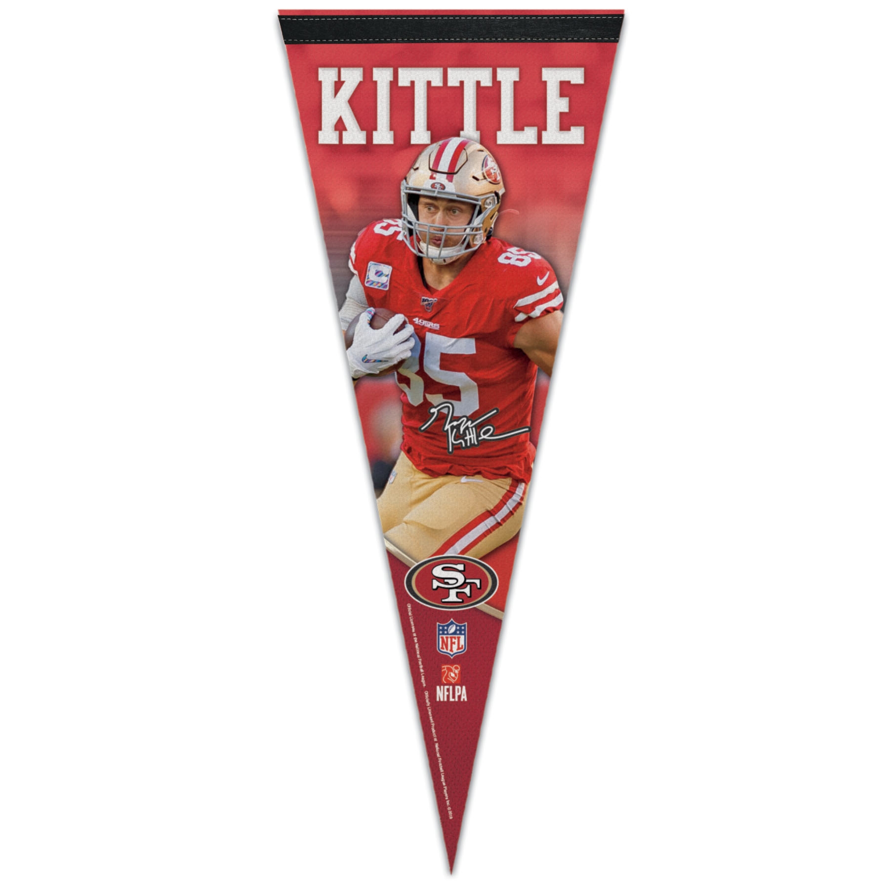 George Kittle San Francisco 49ers Player Premium WinCraft NFL Pennant
