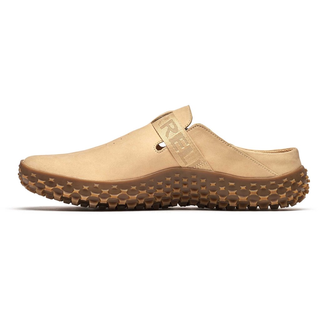 Merrell Wrapt Slide Nubuck Barefoot Shoes Men - latte