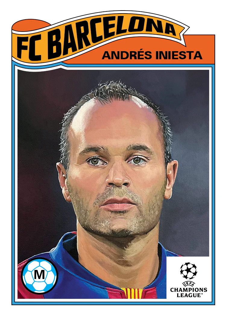 Andrés Iniesta - UCC Living Set® - Card 885