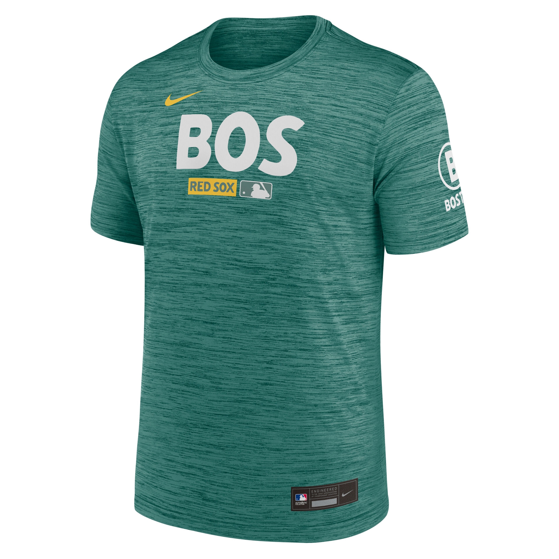 Boston Red Sox City Connect 2026 MLB Authentic Velocity T-Shirt Green