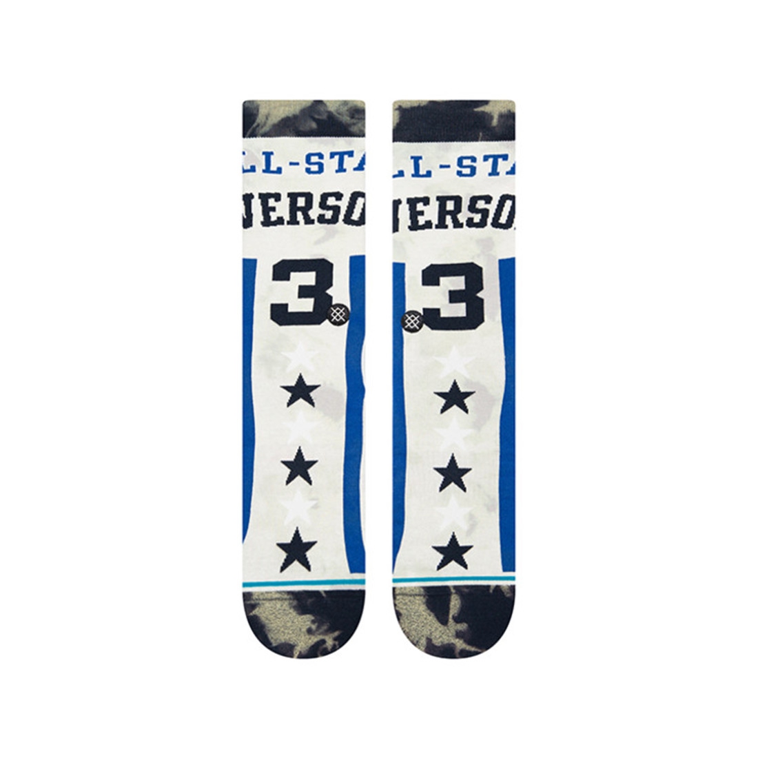 Allen Iverson All-Star Dallas NBA Crew Socken Grey