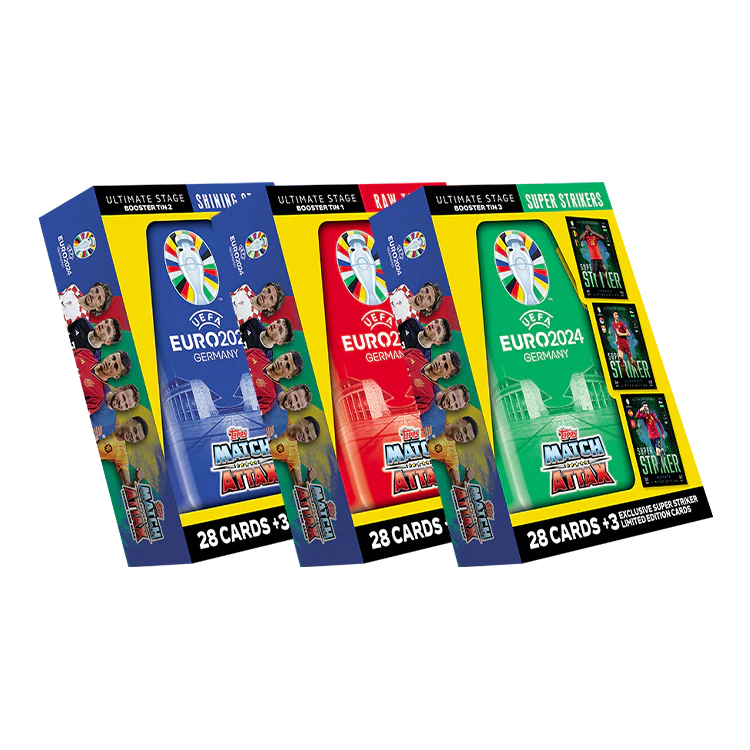 Official EURO 2024 Match Attax - Booster Tin Bundle