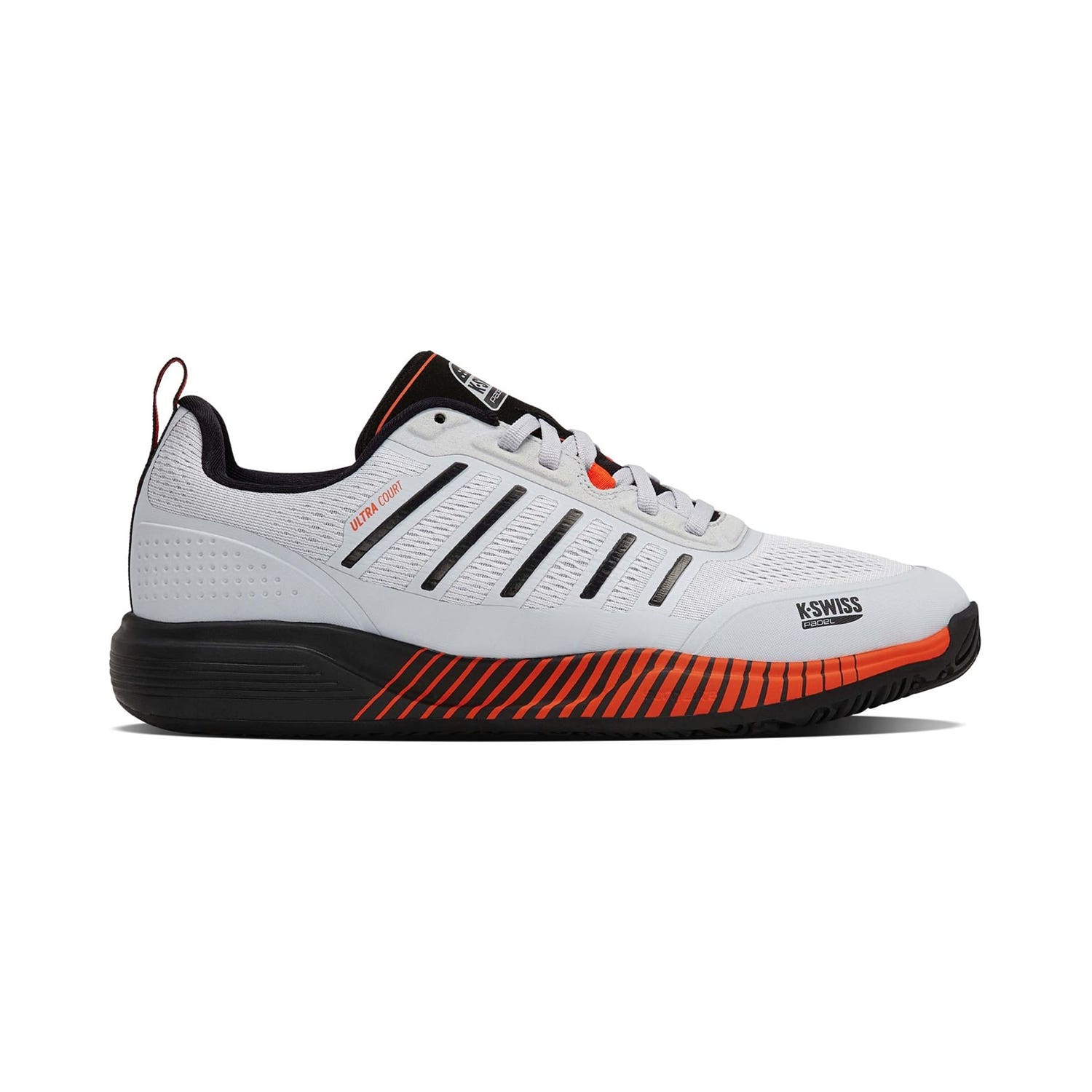 KSWISS ULTRA COURT PADEL WHITE/NEON LAVA 04436-075-M