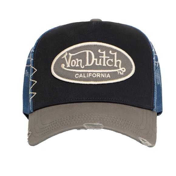 Casquette Von Dutch USED - NoirRef : VDH0335 / VD/1/CT/USED/08-TU
